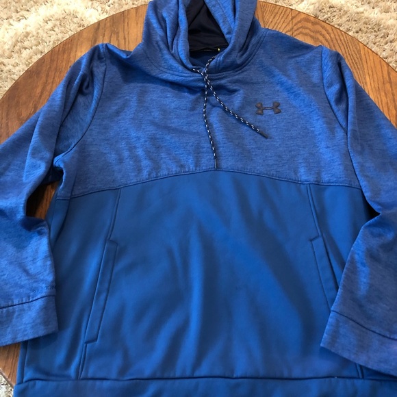 Under Armour Mixed Material Hoodie loose/coupe XL/TG EUC - Picture 3 of 13